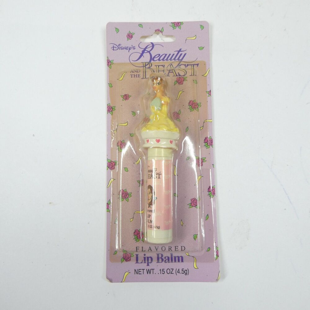 Beauty & The Beast Belle Lip Balm Vintage 1990s NOS Sealed Disney